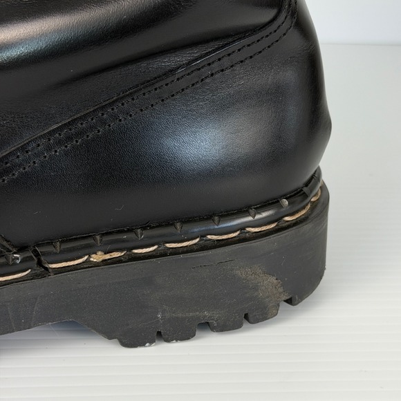 Gripfast Original England Black Leather Pull On Industrial Punk Mens US 10‎ UK 9 main image 5